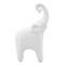 Kingston Living Ceramic Elephant Tabletop Figurine - 11" - White